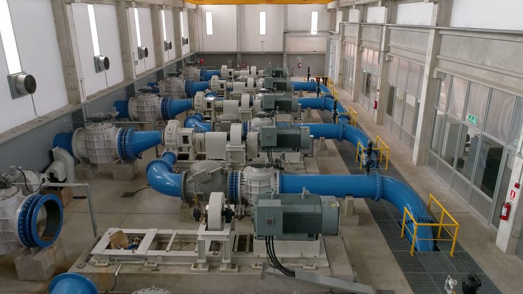 Estación de Bombeo Intermedia, Oeste de Montevideo